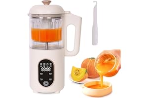 Hoapin Cuocipappa Mixer Multifunzione per Bébé, Vapore, Mixer, Sterilizzato, Riscalda, Robot Cucina Multifunzione, Cuoci Pappa, Baby Food Maker