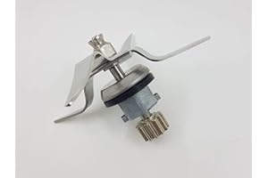 T-MIX Lames en acier compatibles avec Robot Monsieur Cuisine Plus, Robot Silvercrest, LIDL. (Avant d'acheter, vérifier que le pignon inférieur des lames est adapté à votre machine)