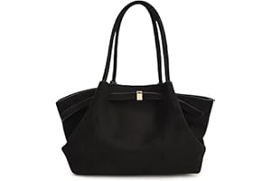 Makukke Sac fourre faux daim pour femme sac à main vintage - Pour le travail, le bureau, les voyages, le shopping, l'école