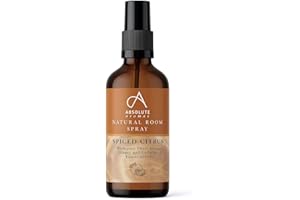 Absolute Aromas Spiced Citrus Room Spray 30ml - Natural Mist Spray with Orange, Cedarwood and Ginger Pure Essential Oils