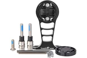 TrustFire HE06 Soporte de bicicleta GPS para ordenador de bicicleta para cámara deportiva Go Pro Garmin Edge Bryton Sony HDR AS50/AS200V – Negro