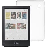 قارئ إلكتروني ملون وحزمة حافظة من Kobo Clara (حافظة شفافة، حزمة حافظة)