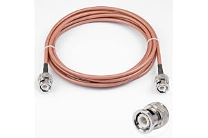 Vecys BNC Hane till Hane Kabel 50ohm BNC Hane till Hane RG400 RF Koaxial Pigtail Bygelkabel 9.9ft/3m för RF Antenner Ham Radi