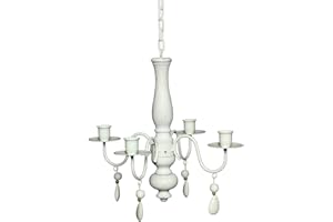 Ambiente Haus Romance Holz/Eisen 4er-Kronleuchter 60cm