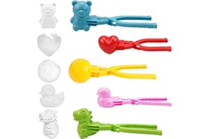 SSKHE 5 śnieżnych bombek maszynowych plastikowy klips do śnieżnej kuli uchwyt klips śnieżna kula nadaje się do bitew śnieżnych kuli śnieżnych Nadaje się do bitew kulkowych