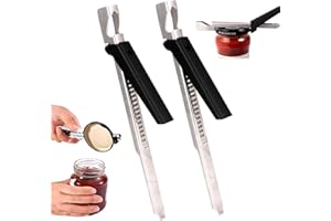 XM-MENGPANWEI Müheloser Arthritis Glasöffner,Dosenöffner Manuell,leicht zu öffnender Deckelöffner,2024 Neuer Verstellbarer Griff Multifunctional Deckelöffner, Arthritis Glasdeckelöffner aus Edelstahl