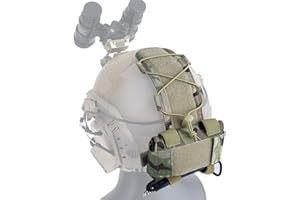 AQzxdc Pochette de Casque Tactique, Étui de Batterie MK2 Contrepoids 500D Nylon, Accessoires de Casque Rapide Tactique, pour La Chasse Au Paintball Tir À L'airsoft