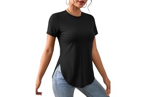 Rapbin Sportskjorta damer kortärmad sportskjorta t-shirt gym yoga topp sommar fitness t-tröjor löpning löpning tröja kläder