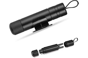 Fentar Rompe Cristales y Cinturones, 2 en 1 Martillo Emergencia Coche, Potente Kit Emergencia Coche para Romper Vidrios y Cortar Cinturones de Seguridad, Accesorios Coche Supervivencia Gadgets(Negro)