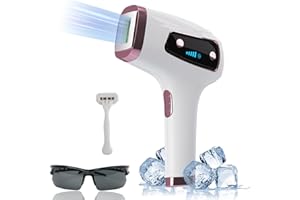 MLAY Ice-Cooling IPL Laser Hair Removal Device for Painless Hair Removal,Epilatorfor for Women with 18J Energy,5 Energy Levels&2 Flash Modes,Facial Hair Remover Device for Armpits,Legs,Bikini Zone