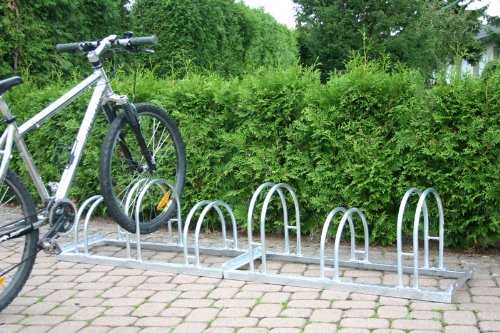 WSM Fahrradständer – Bogenparker Modell 5056 mit 6 Einstellplätzen – einseitig - 2