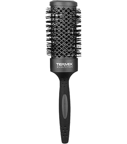 Termix Professionelle Haarbürste Nr. 23 – Schwarz, Mit Abnehmbarem Bezug, Für Alle Haartypen