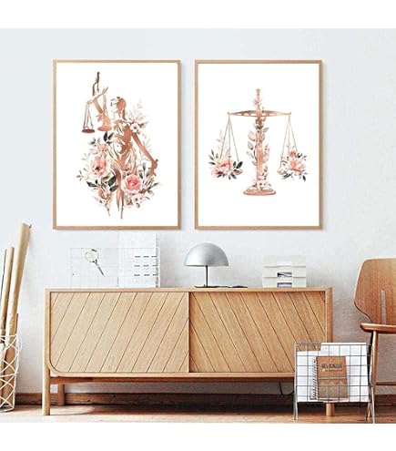 Islandburner Quadro Su Tela 'Concetto Di Giustizia Statale' - Poster Murale 100x57 Cm, Made In Germany