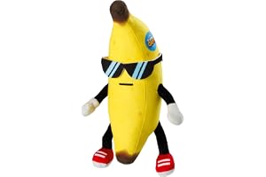 Bandai - Stumble Guys - Banana Guy - Stor plysch 30 cm färgglad - Stumble Guys videospel plysch - bananplysch att samla - leksak för barn 2 år och uppåt - PMS7008D