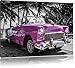 Produktbild Kuba Varadero Oldtimer B&W Detail, Format: 80x60 auf Leinwand, XXL riesige Bilder fertig gerahmt mit Keilrahmen, Kunstdruck auf Wandbild mit Rahmen, günstiger als Gemälde oder Ölbild, kein Poster oder Plakat