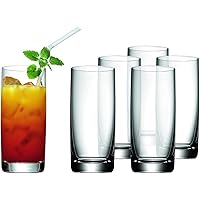 WMF Easy Longdrinkgläser Set 6-teilig 350ml, Cocktailglas, Kristallglas, spülmaschinengeeignet, bruchsicher