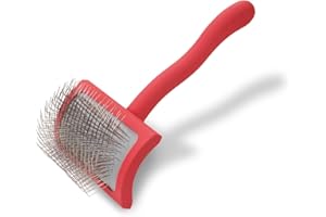 Chris Christensen Big G Coral Slicker Bürste, Pflegen wie ein Profi, Fluff Entwirrung Stil, spart Zeit & Energie, Medium, für Haustiere, perfekt für Hunde & Katzen