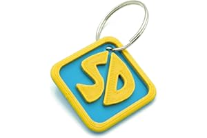 REPLICA3D Medaglietta per Cane Scooby - Resistente Medaglietta in Plastica Scrappy Doo da Collare, Portachiavi per Cani e Gatti, Disponibile in Diverse Misure, Perfetta per Halloween e Cosplay (Large)