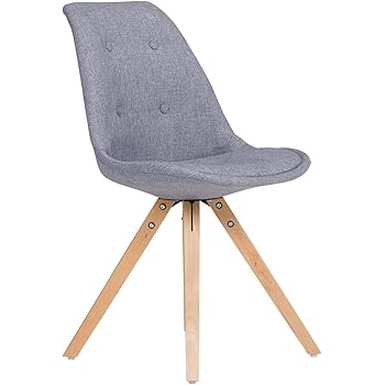 Esszimmer Stuhl Gelb Retro Modern Relaxdays Design Stuhl 2 Er Set Arvid Holz Hxbxt 92 X