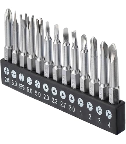 Zasdvn Schraubendreher-Bits 5-teilig – Y-Typ, Innen-Kreuz, Sonderformen, Aus Chrom-Vanadium-Stahl, Für 6,35 Mm Bohrer
