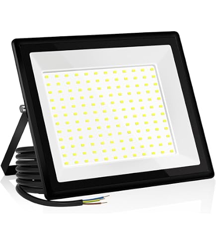 Faro LED Slim 300W Con Chip Samsung – Bianco Freddo, 24000 Lm, Impermeabile, Nero