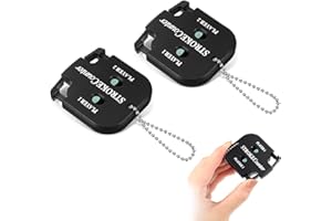 Gulfmew 2 Contadores de Golpes de Golf Cuenta Golpe Golf con Clicker Indicador de Puntuación de Golf Mini Contador de Puntaje de Golf Cuadrado con Herramienta