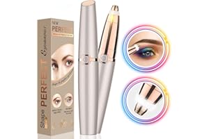 ANYFACE Tondeuse à Sourcils - Epilateur sourcil électrique-Indolore pour femmes avec lumière LED Instrument Rasoir, épilateur à sourcils pour Duvet du Visage/Sourcils/Poils à Lèvres etc