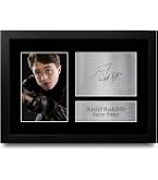 Regalo Fan Film Stampa Autografata Alan Rickman Come Severus Piton