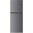 TCL 256L Double Door Refrigerator, No Frost, Humidity Crisper Control, LED Light, Electronic Temperature Control, Removable Shelves,1 Year Warranty, Silver- P256TMS
