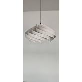 İstanbul 50cm Ahşap Bohem Avize - Rustik Sarkıt Aydınlatma (Beyaz)