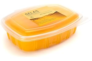 Peach Paraffin 1.300ml (980g) Selas. För terapeutiska och estetiska behandlingar av händer och fötter. paraffinbad, paraffinbehandling, varmebehandling med paraffin