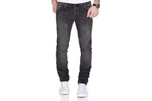 MERISH Jeans Herren Destroyed Hose Jeanshose Männer Slim Fit Stretch Denim 2081-1001