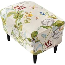 Housses De Tabouret De Bar Extensibles - Lot De 4 En Jacquard Kaki - 92% Polyester - Élégant Et Pratique