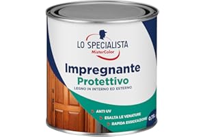 Lo Specialista Mistercolor IMPREGNANTE ACQUA, 0,75L, MOGANO