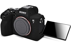 Rieibi Alpha 7 IV Custodia in silicone per fotocamera digitale Sony a7 IV, cover protettiva in silicone per Sony A7M4