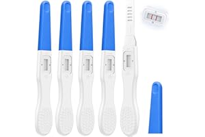 FAVELABLE 5 Pezzi Test di Gravidanza,Rilevazione Precoce,Accurato Incinta Tests,Pregnancy tests, test gravidanza precoce,Pregnancy test Risultato Rapido