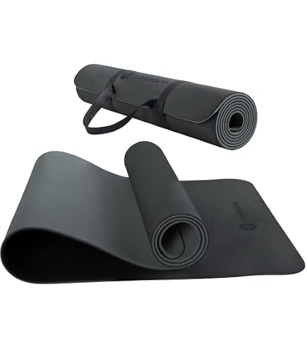 BERGMANN Yogamatte Mit Tragegurt – TPE, Rutschfest, 183 X 61 X 0,6 Cm, 850 G, 8 Farbkombinationen
