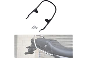 GYMARK Motorcycle Rear Passenger Handle Armrest Rails Bar Support Bracket for Kawasaki Z900RS Z900 RS Cafe 2018 2019 2020 2021 2022 Grab Bar Accessories (Black)