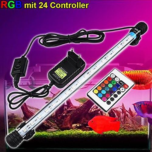 Better F LED Aquarium Light kit For Fish Tank, Underwater Light with Sucker, Color Changing Flexible Lighting (69cm, Colorful LED)