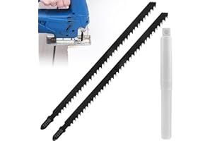 GUOSIYAO T Hojas De Sierra De Calar 250mm T225B Juego De Hoja De Sierra Cuchillas Para Sierra De Calar Para Madera Plástico y Metal Compatible Con La Mayoría De Marcas 2Pcs