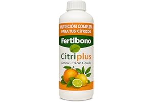 Fertibono CitriPlus: Abono Cítricos, (1L), Rico en Hierro, Zinc, Calcio,Manganeso, Magnesio, AminoAcidos y NPK - Abono Plantas, Ecológico, Residuo Cero