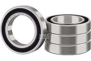 XiKe 4 Stück 6803-2RS Kugellager 17x26x5mm Chromstahl und Gummi Doppeldichtung, 6803RS Rillenkugellager mit Abdeckungen.