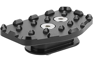 MAJATOU Motorcycle Brake Pedal, Motorcycle Rear Foot Brake Lever Pad Extension, Rear Brake Lever Pedal Extension Enlarge Pad CNC Aluminum Alloy Fit for G310GS G310R 2017-2020 (Black)