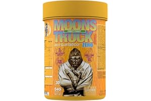 ZOOMAD LABS - Moonstruck II ZERO, Polvos Pre Entreno sin cafeina, Suplemente para Deportistas, Pre Training, Pre Workout en Polvo, sin Cafeína, Citrulina - 510g (Fruit Fight)