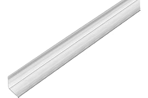 Alberts 485450 Perfil de ángulo, Acero inoxidable, 1000 x 10 x 10 mm