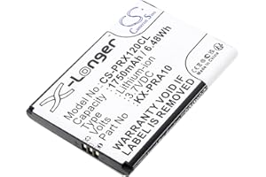 CAMERON SINO CS-PRX120CL Batería 1750mAh Compatible con [Panasonic] KX-PRX110, KX-PRX110GW, KX-PRX120, KX-PRX120GW, KX-PRX150, KX-PRX150GW sustituye KX-PRA10