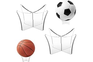 HPiano 2psc Support pour Ballon de Sport en Acrylique Support pour Support de Ballon de Football Rugby Football Rugby Football ,Support de Football, Basket-Ball, Soccer-Ball, Ballon de Volleybal