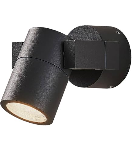 EGLO LED Außen-Wandlampe Robledo, 1 flammige Außenleuchte, Wandspot aus Edelstahl in Silber und Glas, GU10 Fassung, IP44