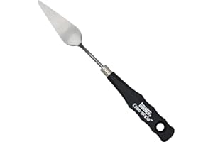 Liquitex 119914 Professional Malmesser mit einer gebürsteten rostfreien Metallklinge für Acrylfarben oder Ölfarben - Malmesser Nr.14