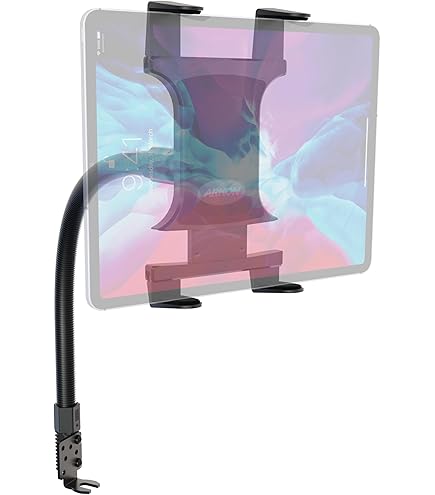 LKW Tablet-Halter Für Sitzschiene – Schwenkbarer Schwanenhals, Für IPad, Galaxy Tab, IPhone, 4-13 Zoll